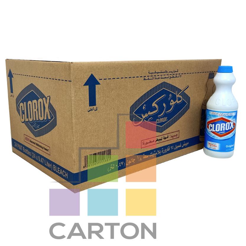 CLOROX ORIGINAL TOTAL CLEANS  24*470ML